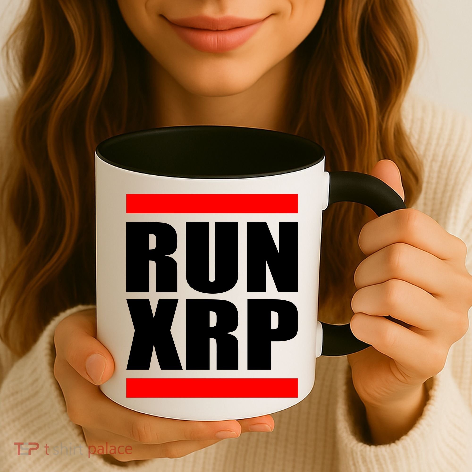 Run XRP Ripple Crypto Currency To the Moon Coffee Mug