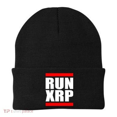 Run XRP Ripple Crypto Currency To the Moon Beanie