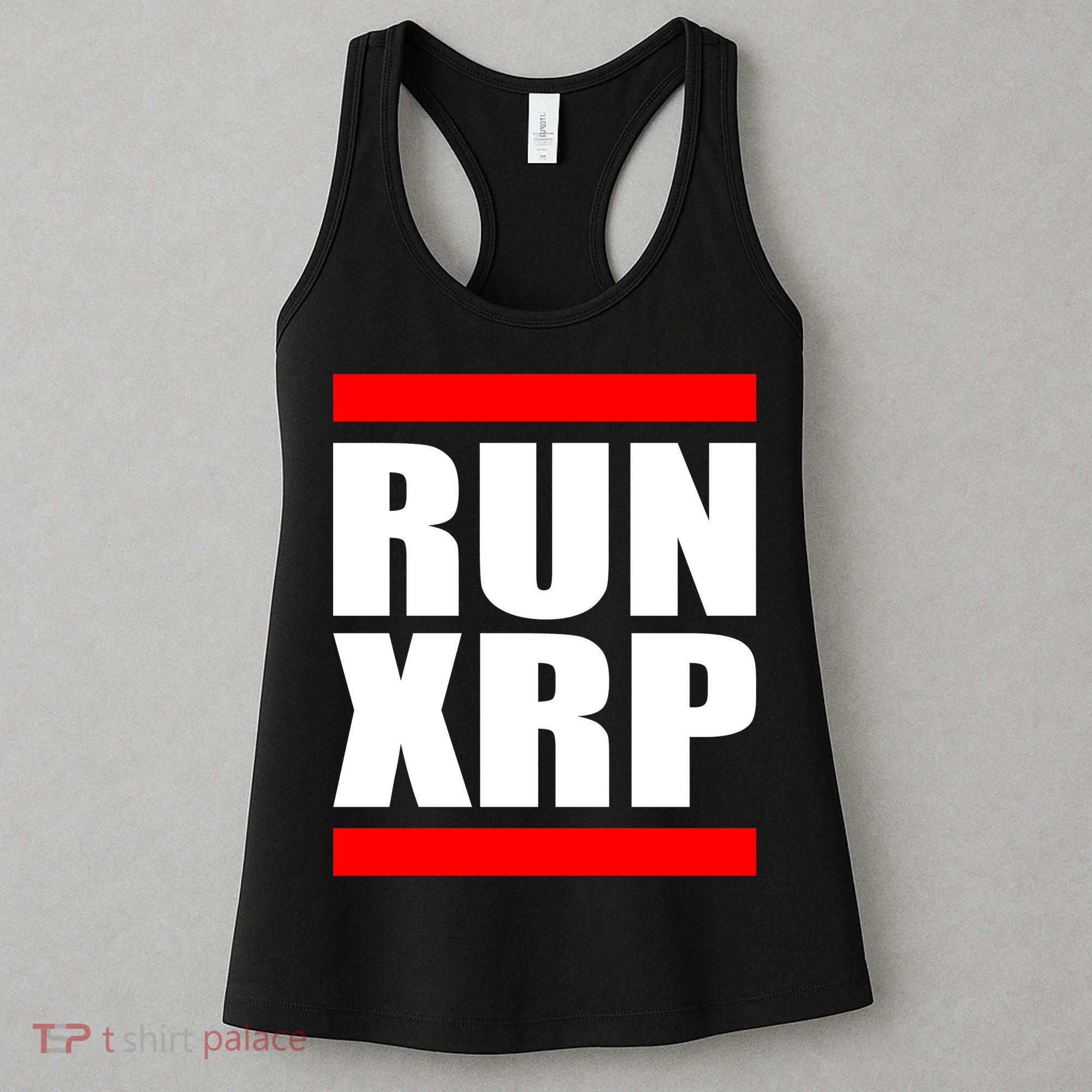 Run XRP Ripple Crypto Currency To the Moon Women's Tank Top