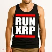 Run XRP Ripple Crypto Currency To the Moon Tank Top thumb 3