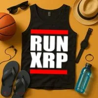 Run XRP Ripple Crypto Currency To the Moon Tank Top thumb 4