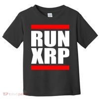 Run XRP Ripple Crypto Currency To the Moon Toddler T-Shirt thumb 0