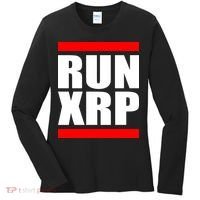 Run XRP Ripple Crypto Currency To the Moon Women's Long Sleeve Shirt thumb 0