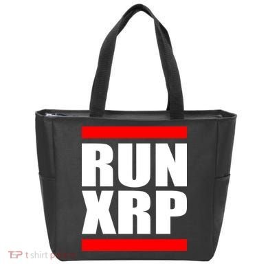 Run XRP Ripple Crypto Currency To the Moon Tote Bag