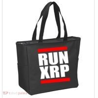 Run XRP Ripple Crypto Currency To the Moon Tote Bag thumb 2