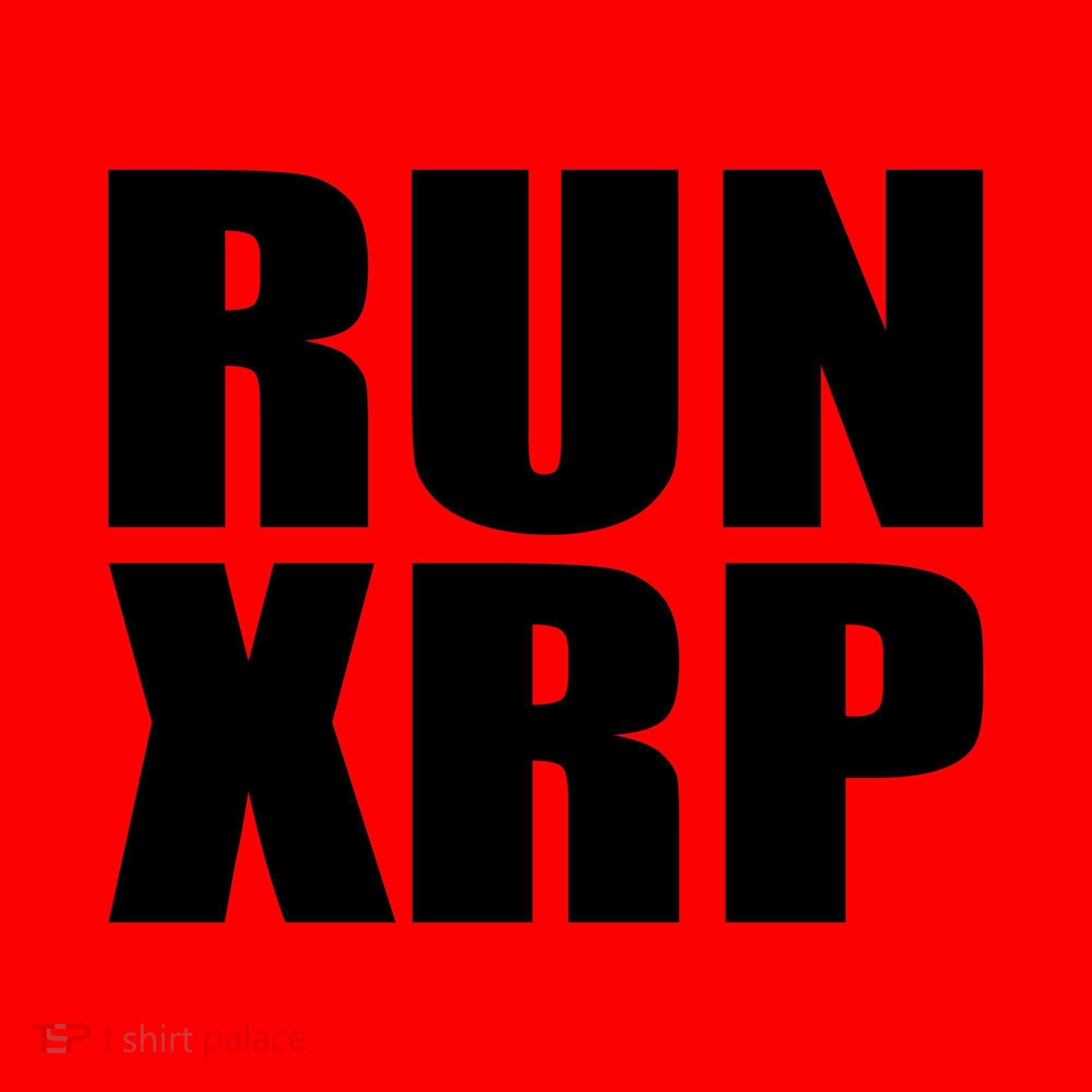 Run XRP Ripple Crypto Currency To the Moon Santa Hat