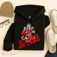 Run! Zombies Are Coming Hoodie thumb 4