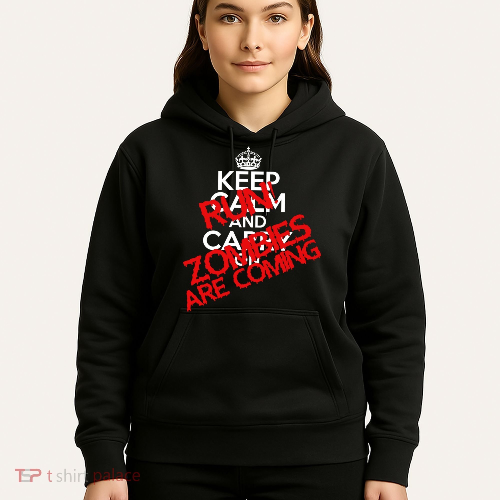 Run! Zombies Are Coming Hoodie