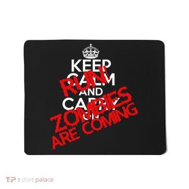 Run! Zombies Are Coming Mousepad