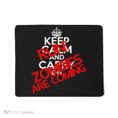 Run! Zombies Are Coming Mousepad