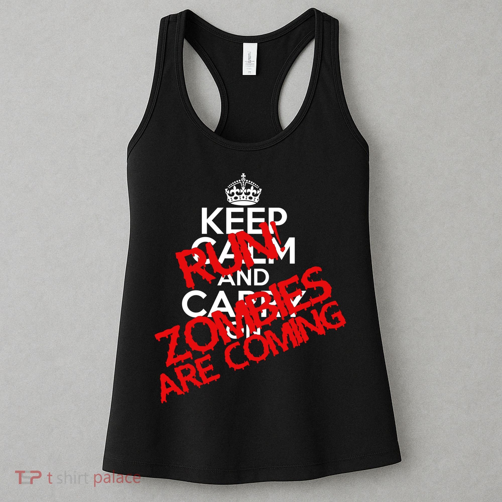 Run! Zombies Are Coming Women's Tank Top