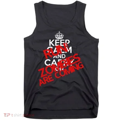 Run! Zombies Are Coming Tank Top