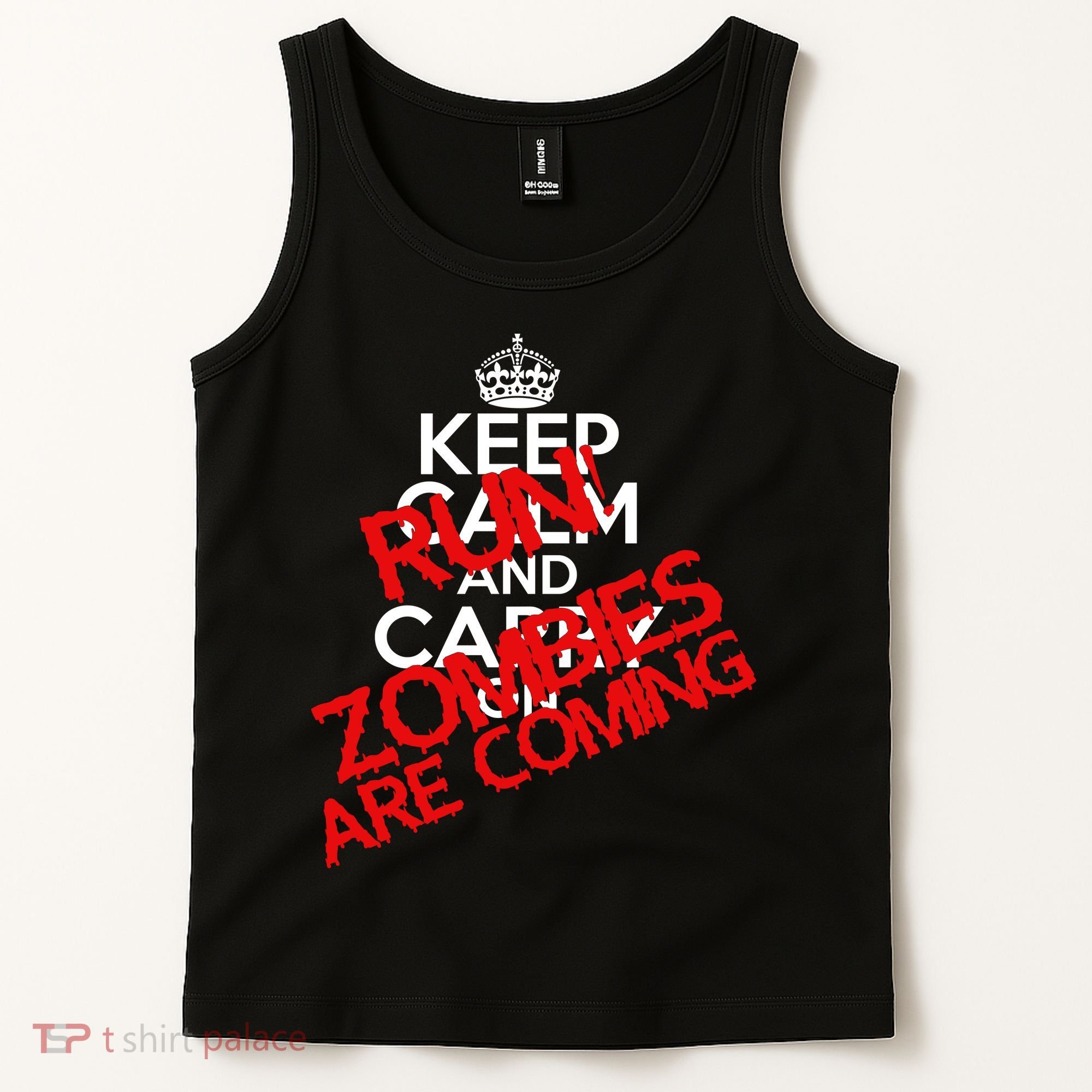 Run! Zombies Are Coming Tank Top
