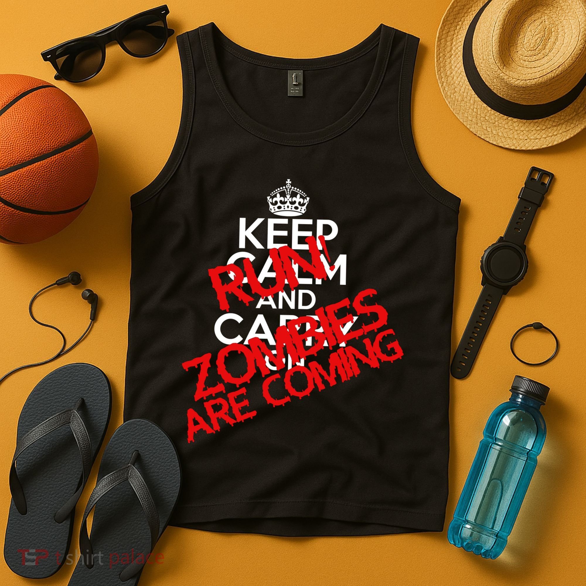 Run! Zombies Are Coming Tank Top