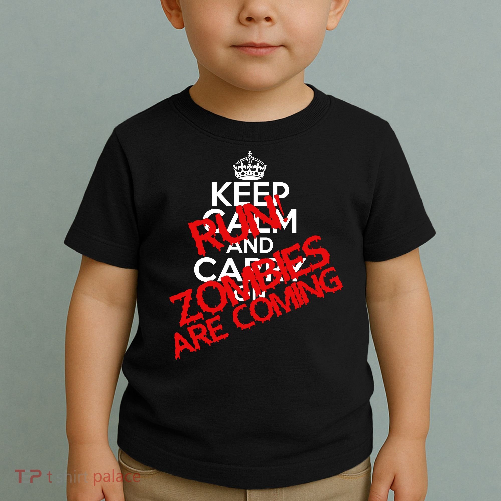 Run! Zombies Are Coming Toddler T-Shirt
