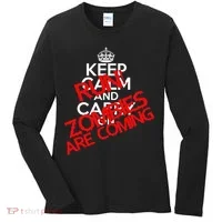 Run! Zombies Are Coming Women's Long Sleeve Shirt thumb 0
