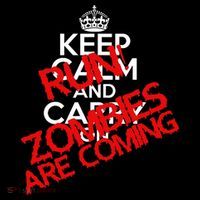 Run! Zombies Are Coming Women's Long Sleeve Shirt thumb 2