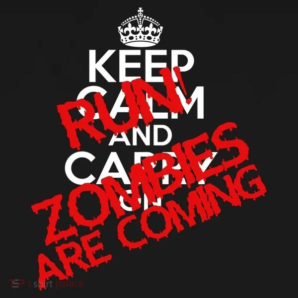 Run! Zombies Are Coming Women's Long Sleeve Shirt