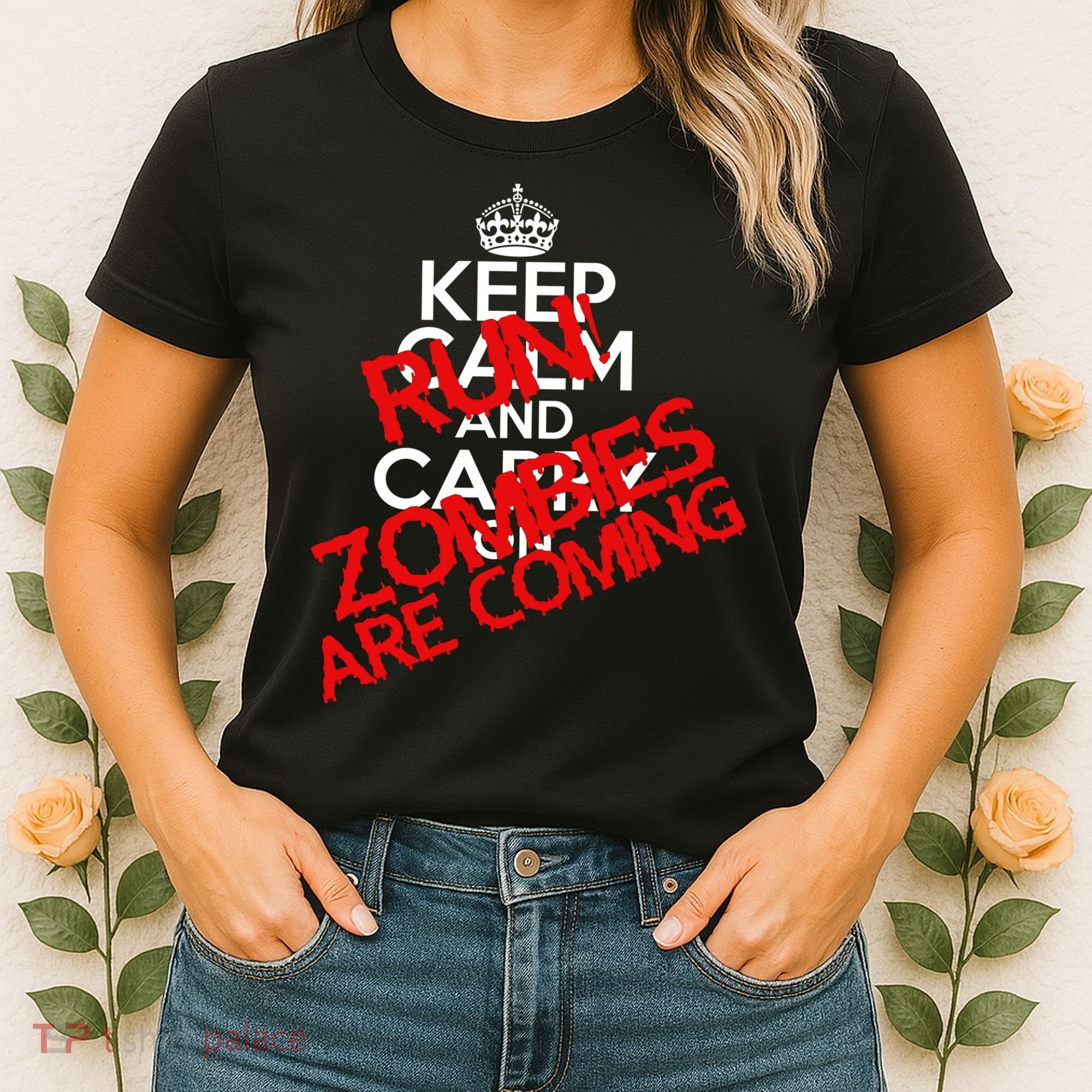 Run! Zombies Are Coming Women's T-Shirt