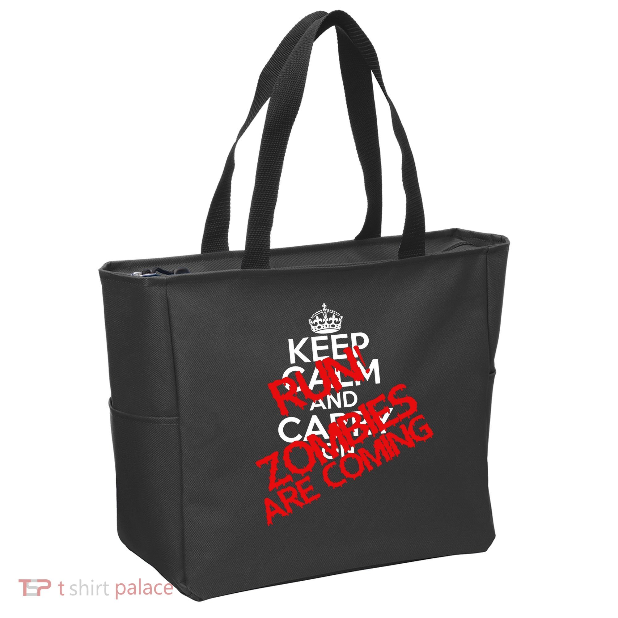 Run! Zombies Are Coming Tote Bag
