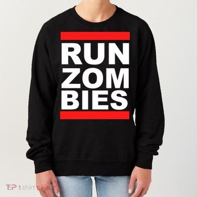 Run Zombies Retro Women's Sweatshirt