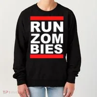 Run Zombies Retro Women's Sweatshirt thumb 0