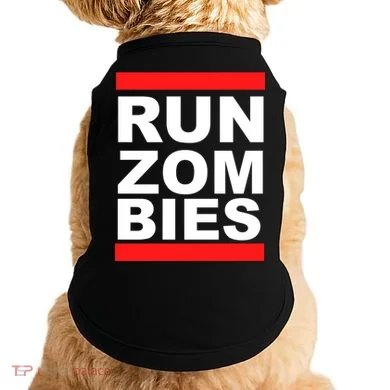 Run Zombies Retro Doggie Tank