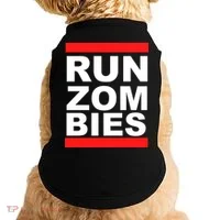 Run Zombies Retro Doggie Tank thumb 0