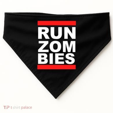 Run Zombies Retro USA-Made Doggie Bandana