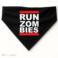 Run Zombies Retro USA-Made Doggie Bandana thumb 0