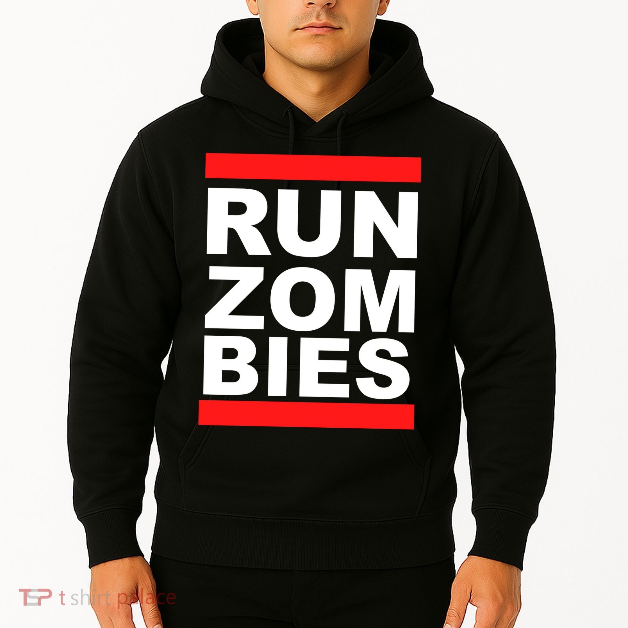 Run Zombies Retro Hoodie