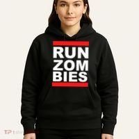 Run Zombies Retro Hoodie thumb 5