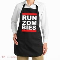 Run Zombies Retro Apron thumb 2