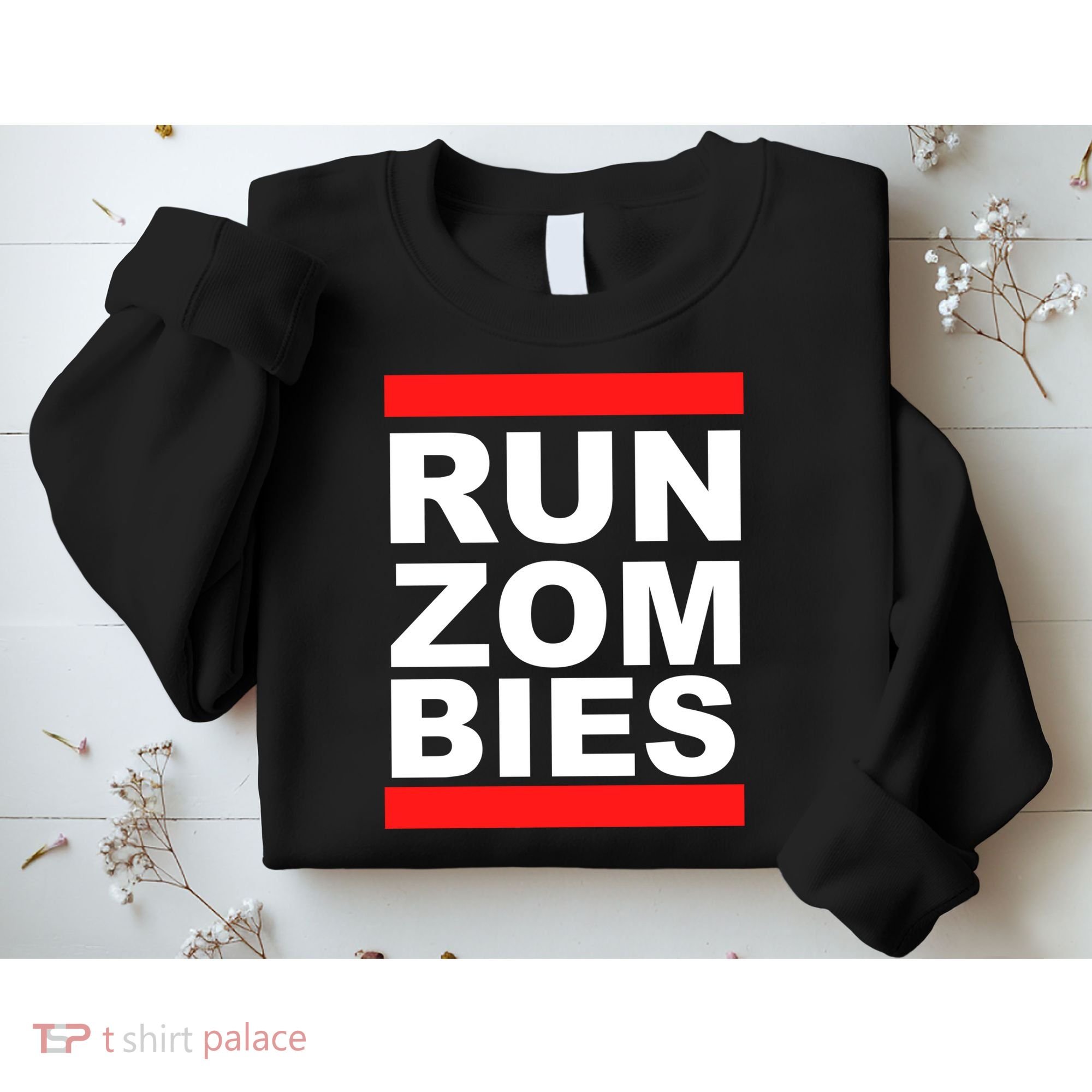 Run Zombies Retro Sweatshirt