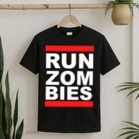 Run Zombies Retro T-Shirt thumb 2