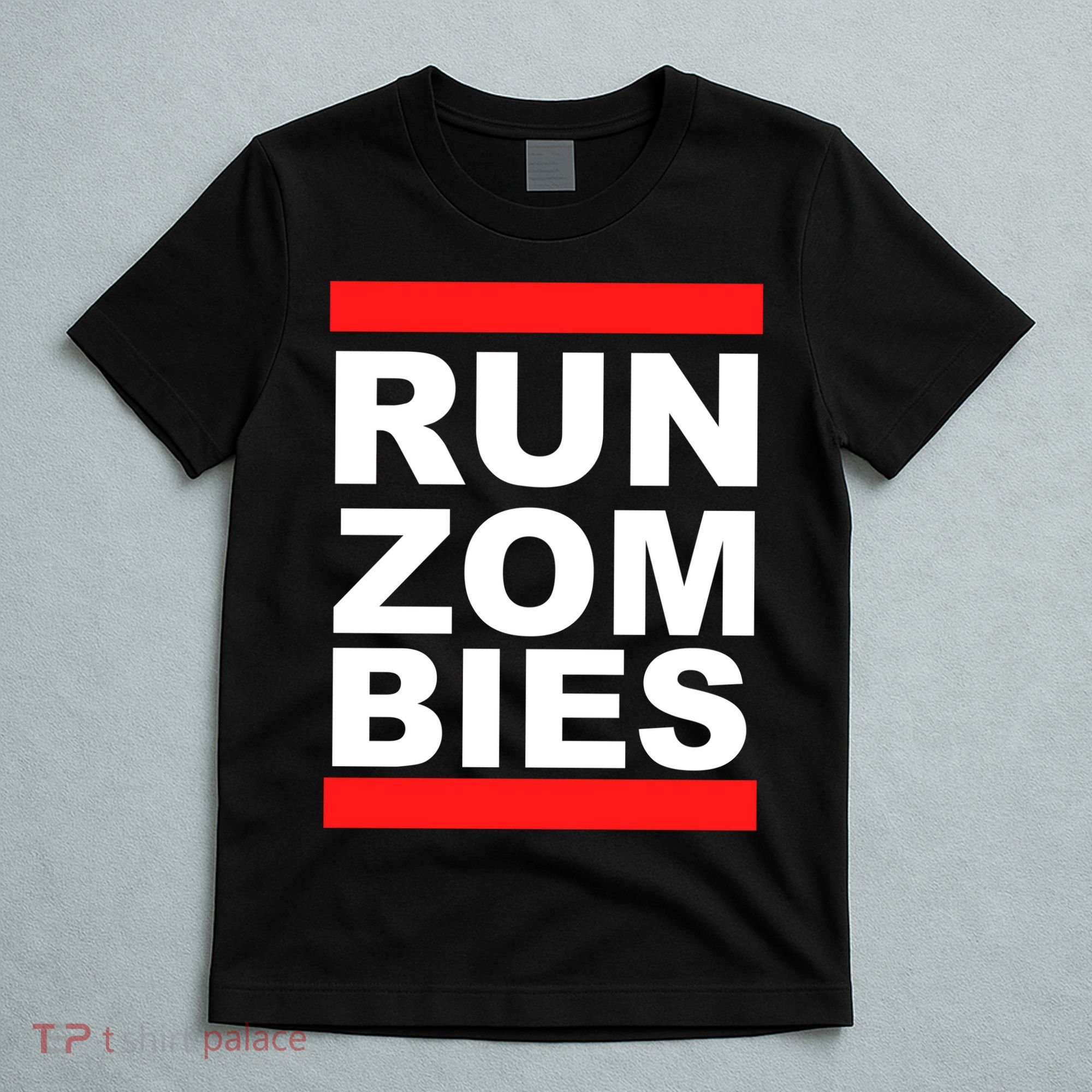Run Zombies Retro T-Shirt
