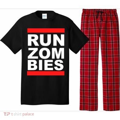 Run Zombies Retro Pajama Set