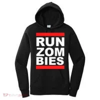 Run Zombies Retro Women's Hoodie thumb 0
