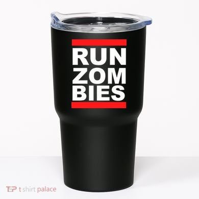 Run Zombies Retro Tumbler