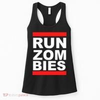 Run Zombies Retro Women's Tank Top thumb 0
