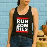 Run Zombies Retro Women's Tank Top thumb 2