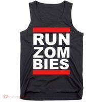 Run Zombies Retro Tank Top thumb 0