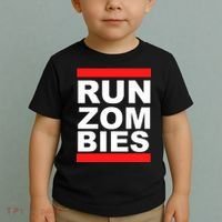 Run Zombies Retro Toddler T-Shirt thumb 2
