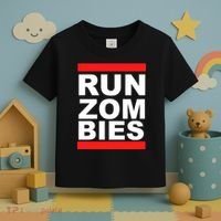 Run Zombies Retro Toddler T-Shirt thumb 3