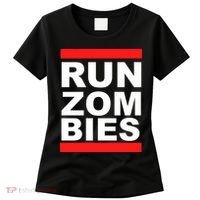 Run Zombies Retro Women's T-Shirt thumb 0