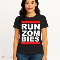 Run Zombies Retro Women's T-Shirt thumb 4