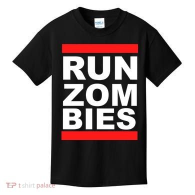 Run Zombies Retro Kids T-Shirt