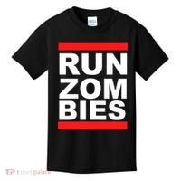 Run Zombies Retro Kids T-Shirt thumb 0