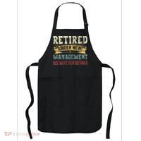 Retired Under New Management See Wife For Details Husband Apron thumb 0
