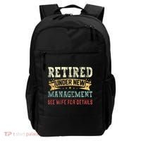 Retired Under New Management See Wife For Details Husband Backpack thumb 0